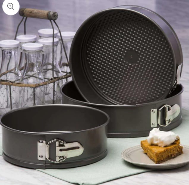 Pack Of 3 Non-Stick Round Cake Pan Set