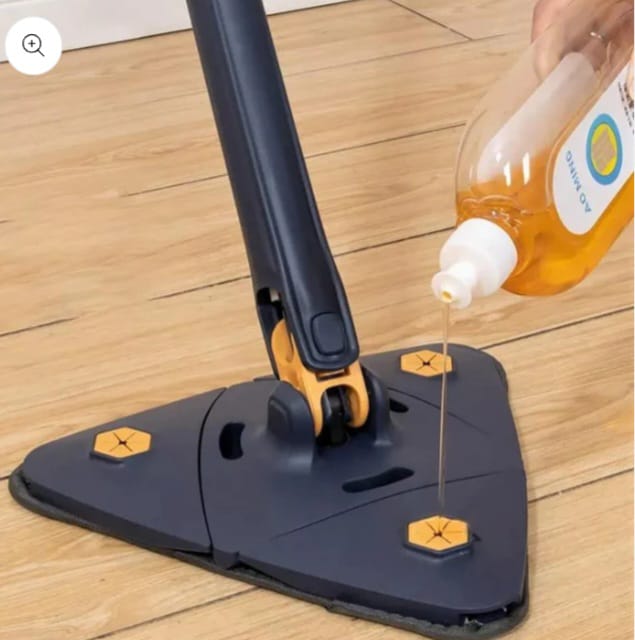 360° Rotatable Adjustable Triangle Cleaning Mop with Twist Squeeze