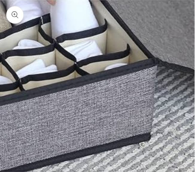 Socks & Under garments Clothing Organizer Container Box.