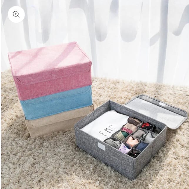 Socks & Under garments Clothing Organizer Container Box.